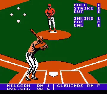 Bo Jackson Baseball (USA) screen shot game playing